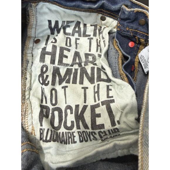 Billionaire Boys Club Men’s Size 30 Patchwork Floral Jeans Streetwear Denim - Picture 13 of 15